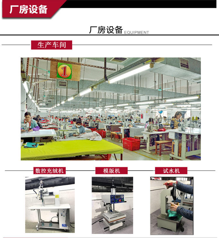 睿牛羽絨服工廠展示/